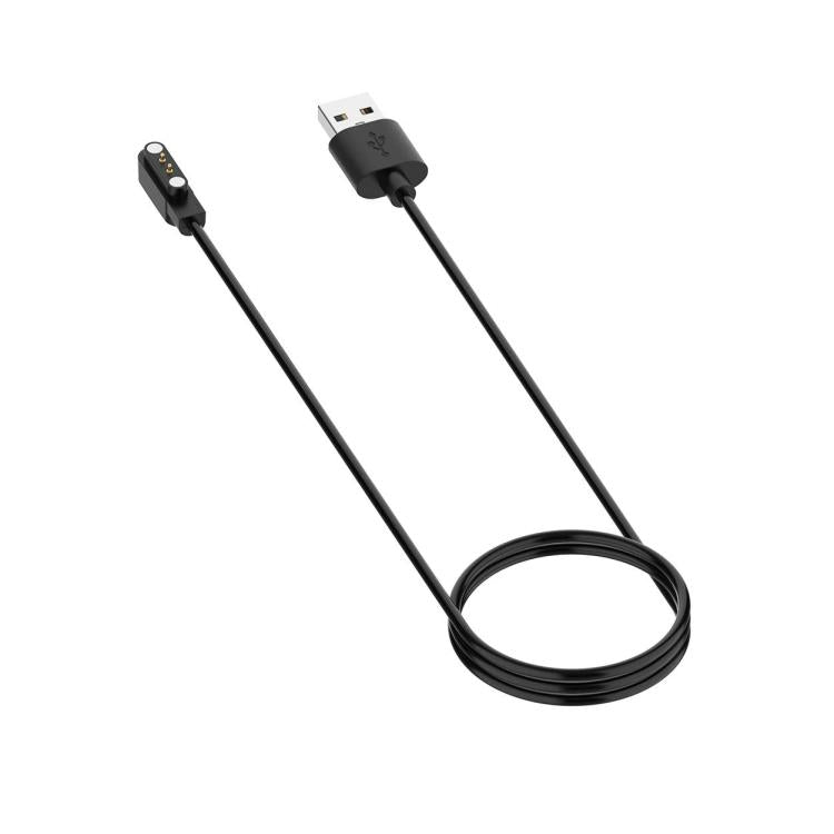 For Realme Watch 5 / Watch 3 Smart Watch Magnetic Charging Cable, Length: 1m - Black