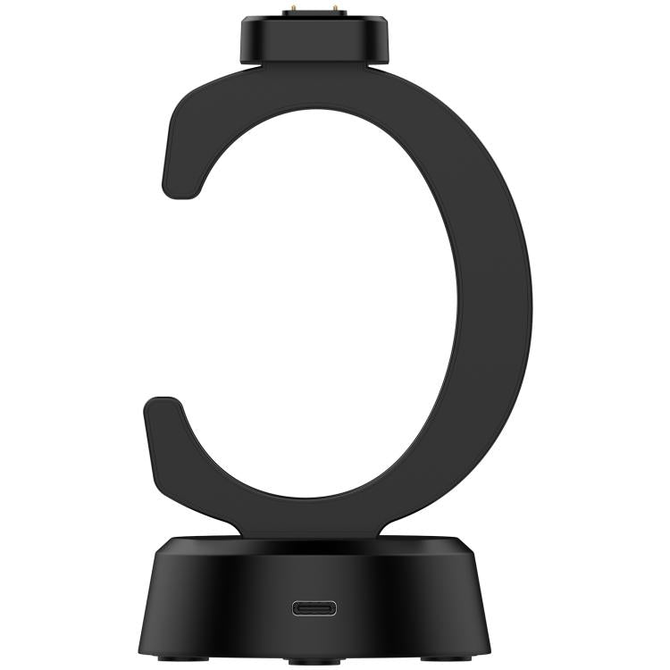 For Xplora X6 Play / X6 Pro C-Shaped Smart Watch Charging Stand Charging Dock Base - Black