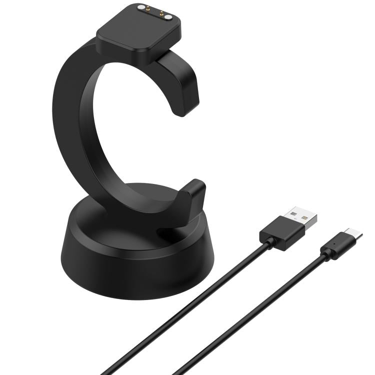 For Xplora XG02 C-Shaped Smart Watch Charging Stand Charging Dock Base - Black