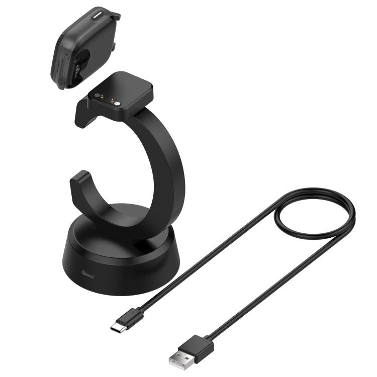 For Xplora XG02 C-Shaped Smart Watch Charging Stand Charging Dock Base - Black