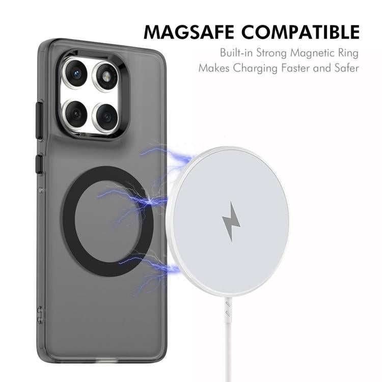 For Motorola Edge 60 Pro ENKAY Hat-Prince MagSafe Candy Color Phone Case with Soft Hydrogel Film