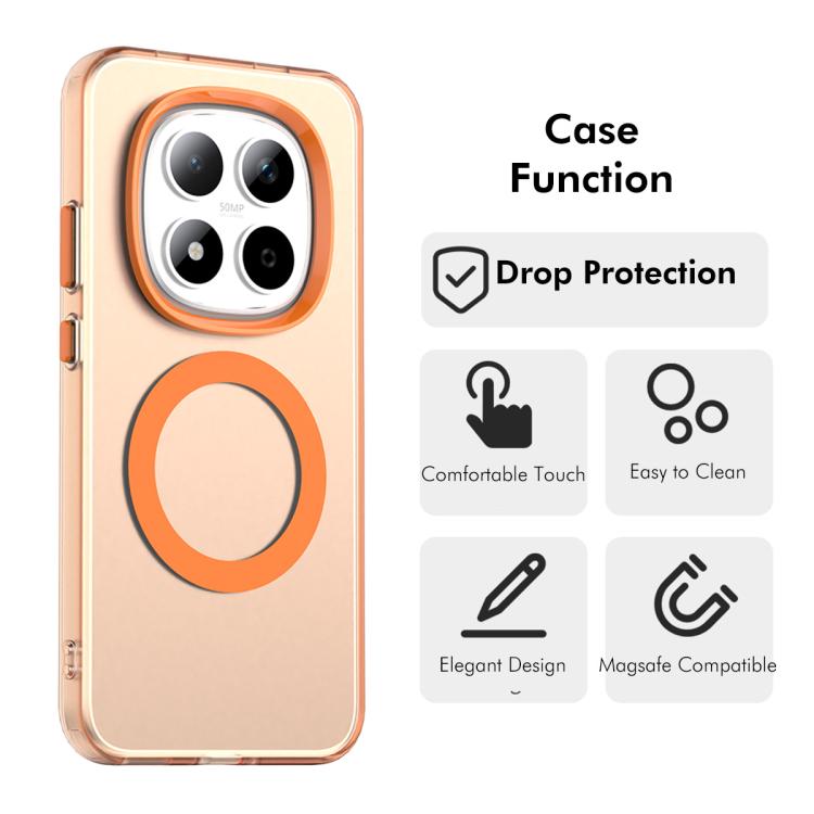 For Redmi Note 15 Pro 5G Global 163.6mm ENKAY Hat-Prince MagSafe Candy Color Phone Case with 9H Screen Film