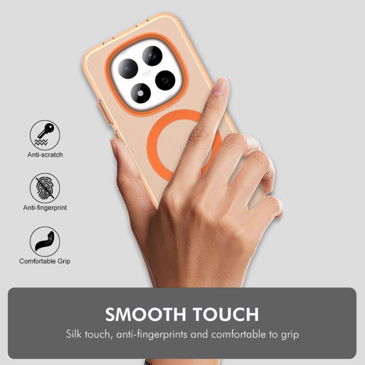 For Redmi Note 15 Pro 5G Global 163.6mm ENKAY Hat-Prince MagSafe Candy Color Phone Case with 9H Screen Film