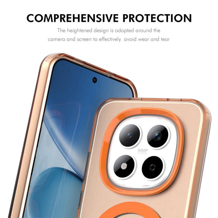 For Redmi Note 15 Pro 5G Global 163.6mm ENKAY Hat-Prince MagSafe Candy Color Phone Case with 9H Screen Film