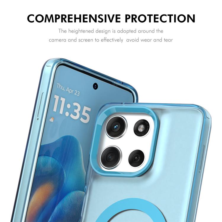 For Motorola Moto G56 ENKAY Hat-Prince MagSafe Candy Color Phone Case with 9H Screen Film