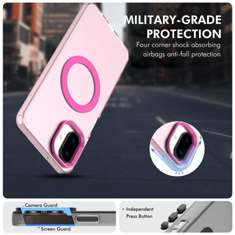 For Samsung Galaxy A07 ENKAY Hat-Prince MagSafe Candy Color Phone Case with 9H Screen Film