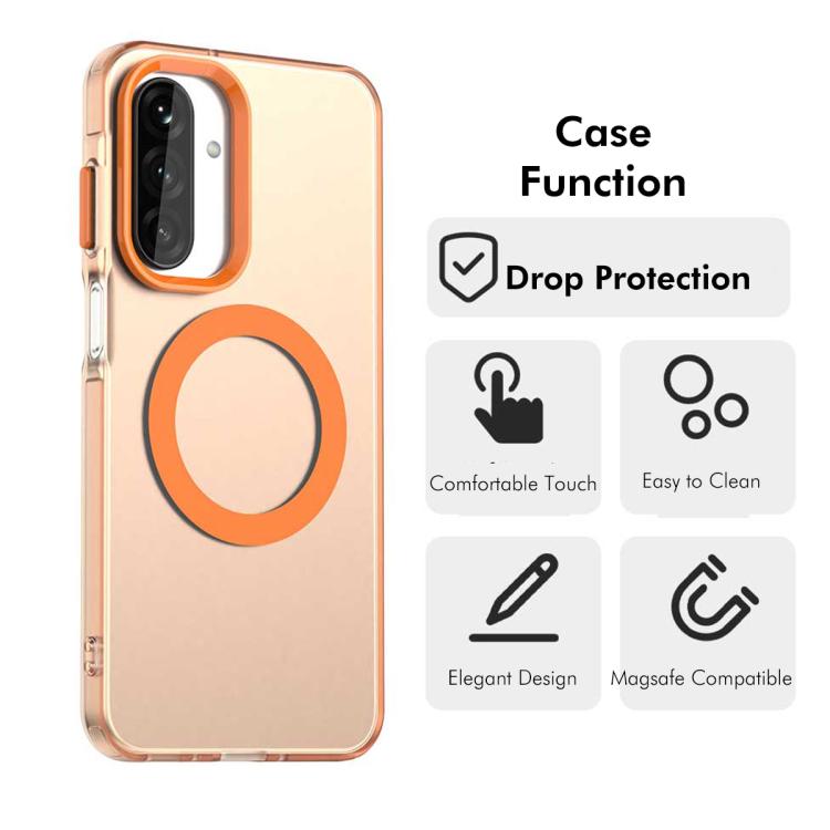 For Samsung Galaxy A36 / A56 ENKAY Hat-Prince MagSafe Candy Color Phone Case with 9H Screen Film
