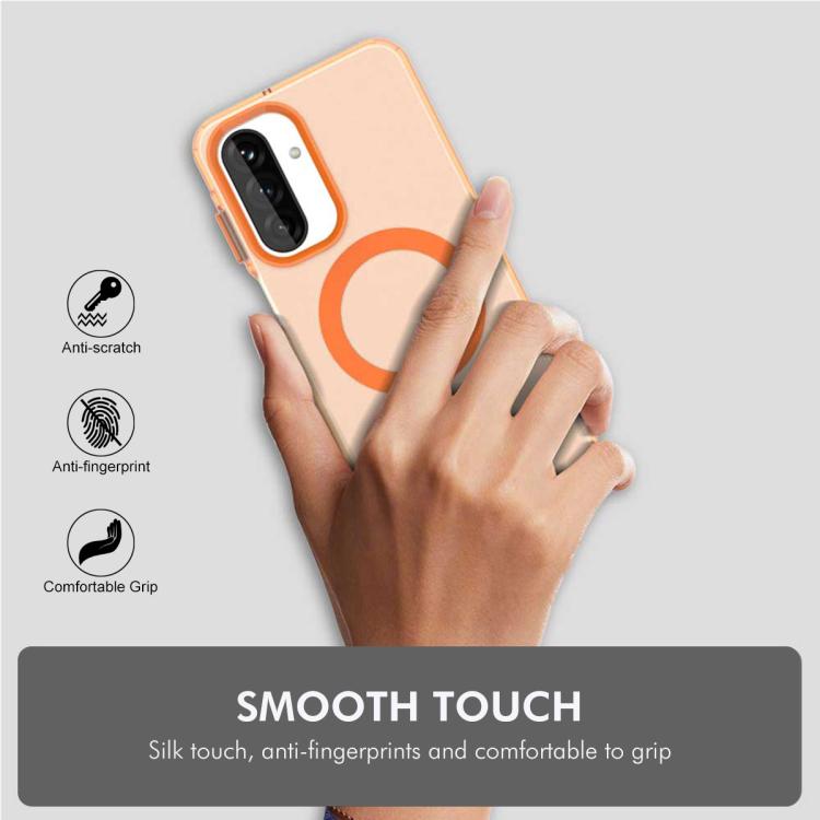For Samsung Galaxy A36 / A56 ENKAY Hat-Prince MagSafe Candy Color Phone Case with 9H Screen Film