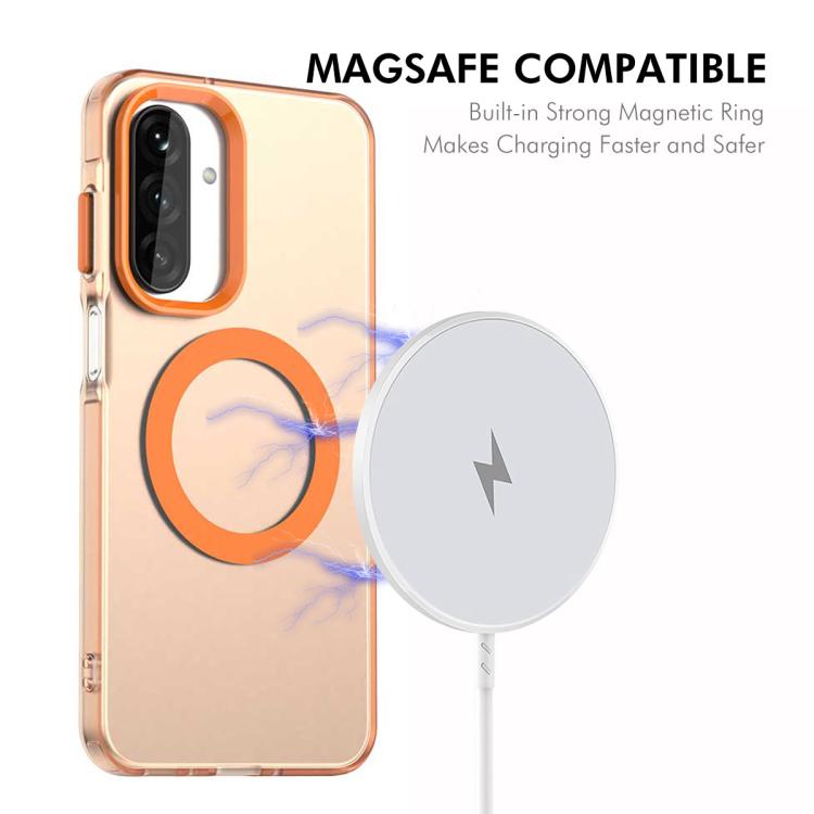 For Samsung Galaxy A36 / A56 ENKAY Hat-Prince MagSafe Candy Color Phone Case with 9H Screen Film