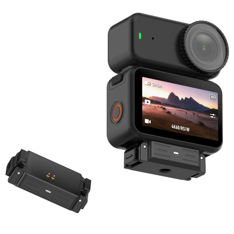 For DJI Osmo Nano Quick Release 1/4 Thread Adapter Charging Base, Compatible With Action 6, But Not Support Charging - Black