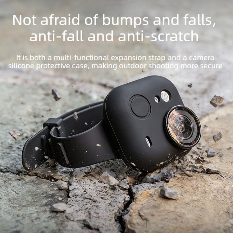 For Insta360 Go Ultra Sports Camera Expansion Strap Silicone Protective Cover