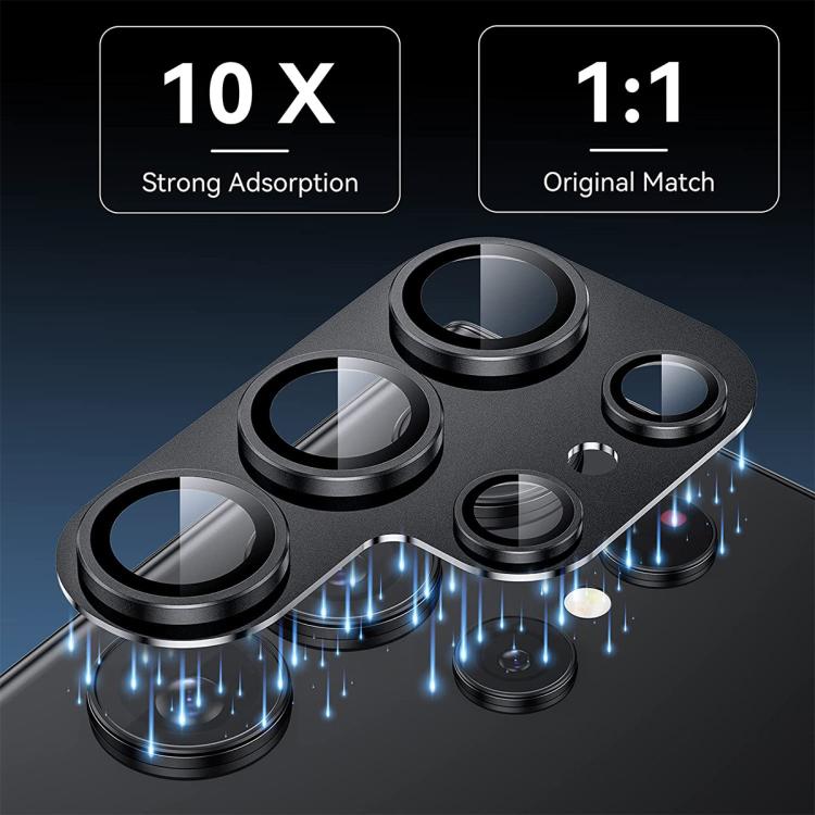 For Samsung Galaxy S26 Ultra 5G ENKAY Anti-reflection Camera Lens Aluminium Alloy Tempered Glass Film