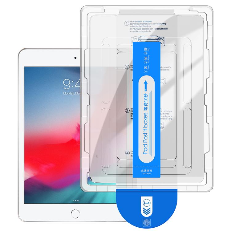For iPad mini 5 / mini 4 Easy Install Box Dust-Free Curved Edge HD Tempered Glass Film