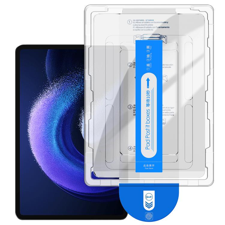 For Xiaomi Pad 6 / 6 Pro Easy Install Box Dust-Free Curved Edge HD Tempered Glass Film