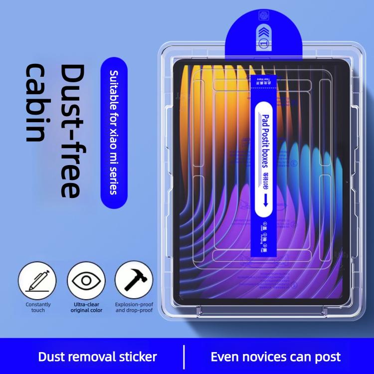 For Xiaomi Pad 5 Easy Install Box Dust-Free Curved Edge HD Tempered Glass Film