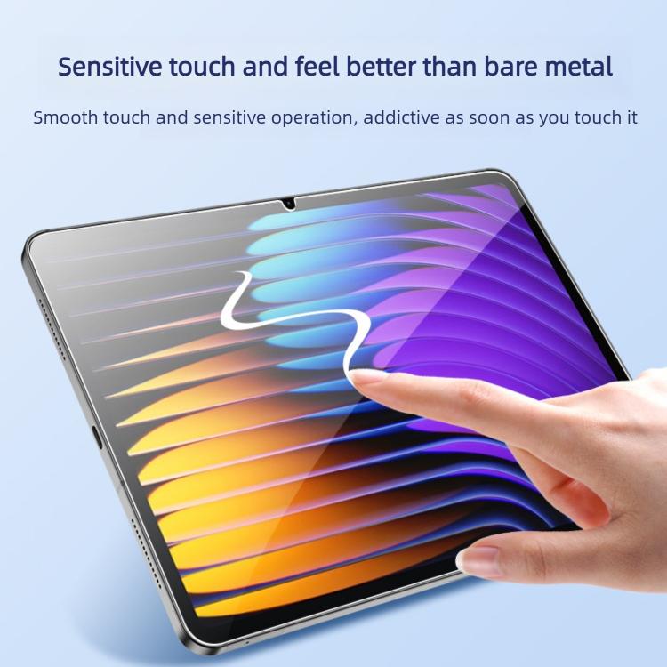 For Redmi Pad SE 8.7 Easy Install Box Dust-Free Curved Edge HD Tempered Glass Film