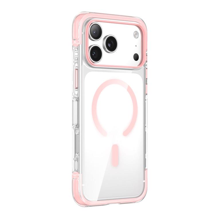 For iPhone 17 Pro Max Vacuum-Sealed Transparent Airbag Magnetic Acrylic Phone Case