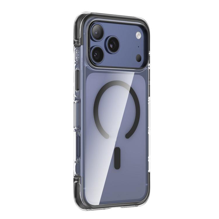 For iPhone 17 Pro Max Vacuum-Sealed Transparent Airbag Magnetic Acrylic Phone Case