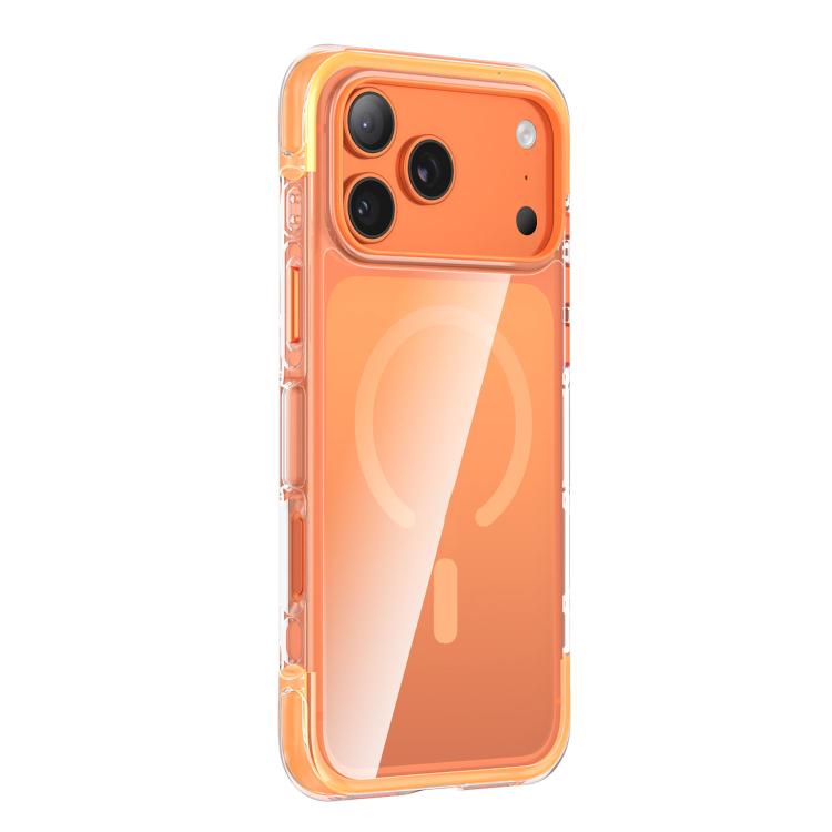 For iPhone 17 Pro Max Vacuum-Sealed Transparent Airbag Magnetic Acrylic Phone Case