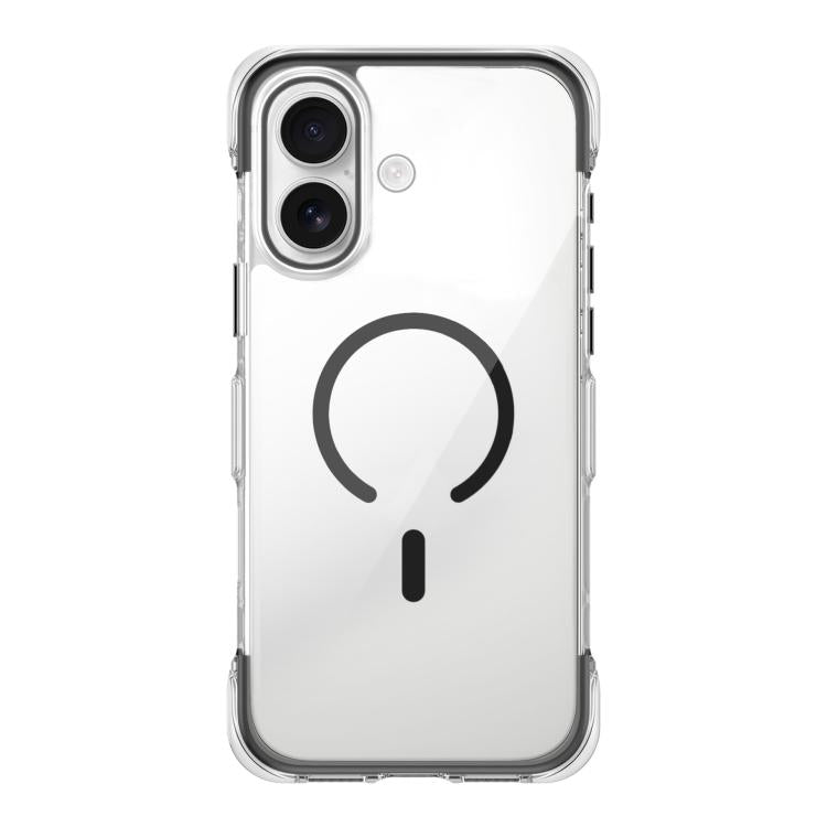 For iPhone 17 Vacuum-Sealed Transparent Airbag Magnetic Acrylic Phone Case