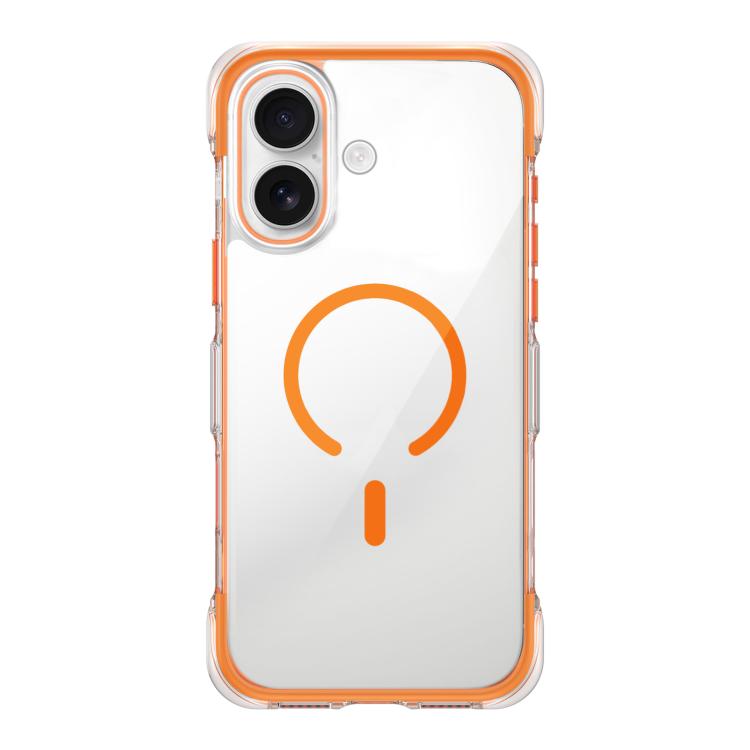 For iPhone 17 Vacuum-Sealed Transparent Airbag Magnetic Acrylic Phone Case