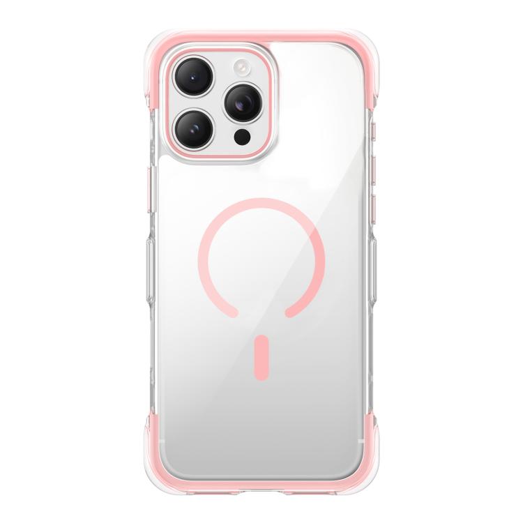For iPhone 16 Pro Vacuum-Sealed Transparent Airbag Magnetic Acrylic Phone Case