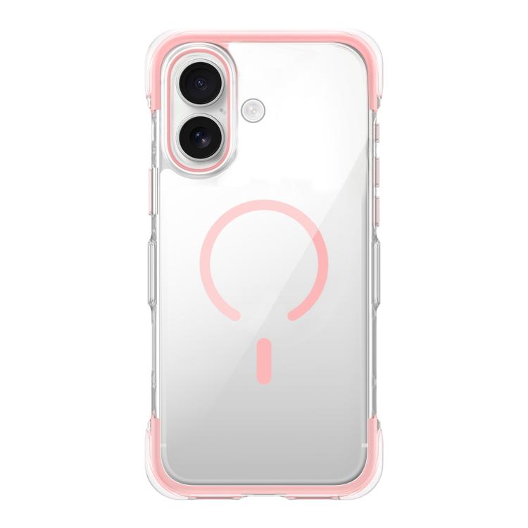 For iPhone 16 Vacuum-Sealed Transparent Airbag Magnetic Acrylic Phone Case