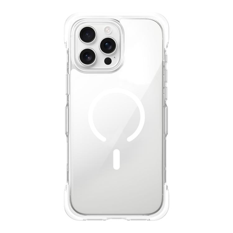 For iPhone 15 Pro Max Vacuum-Sealed Transparent Airbag Magnetic Acrylic Phone Case