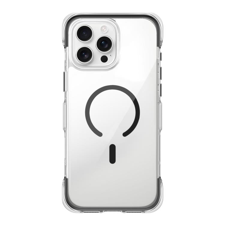 For iPhone 15 Pro Max Vacuum-Sealed Transparent Airbag Magnetic Acrylic Phone Case