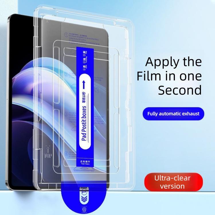 For Samsung Galaxy Tab S10 FE+ Easy Install Box Dust-Free Curved Edge HD Tempered Glass Film