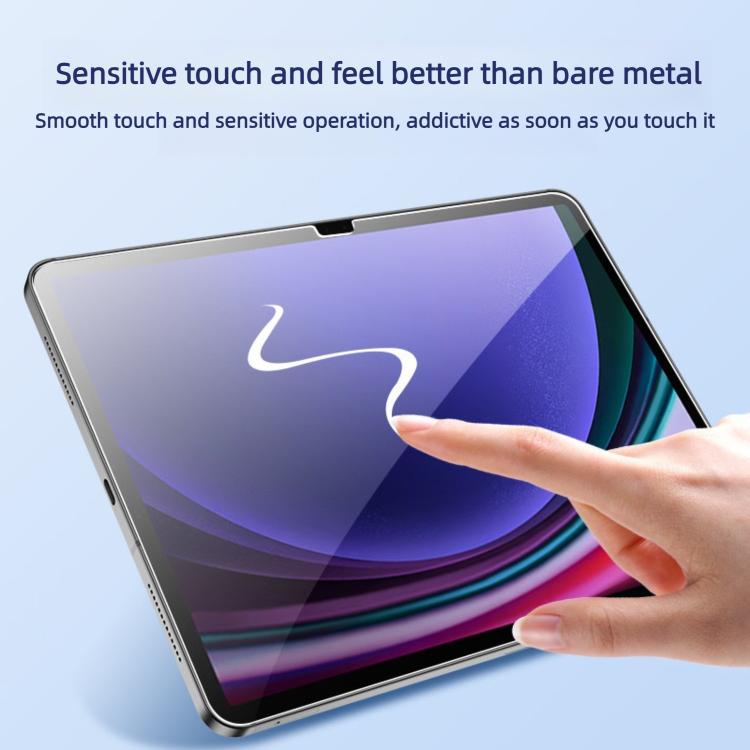 For Samsung Galaxy Tab S6 Lite 2024 Easy Install Box Dust-Free Curved Edge HD Tempered Glass Film