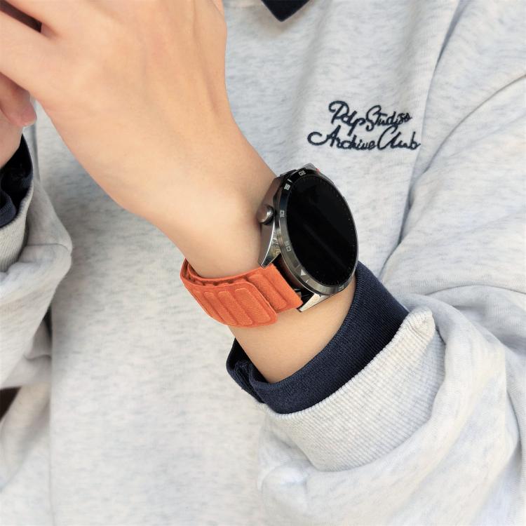22mm Square Magnetic Suede Watch Band