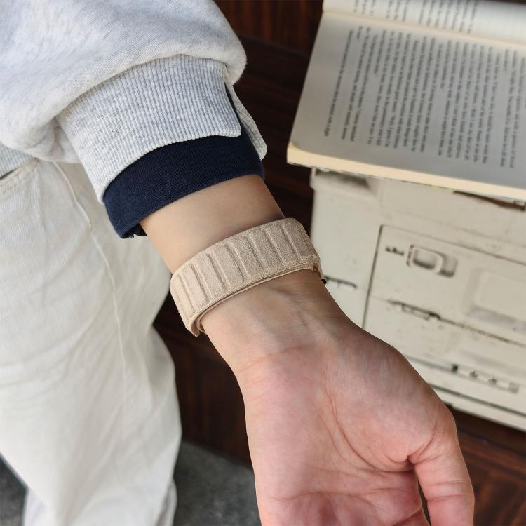 22mm Square Magnetic Suede Watch Band