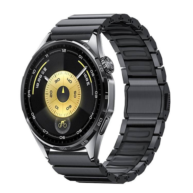 22mm Norman Magnetic Buckle Titanium Metal Silicone Watch Band