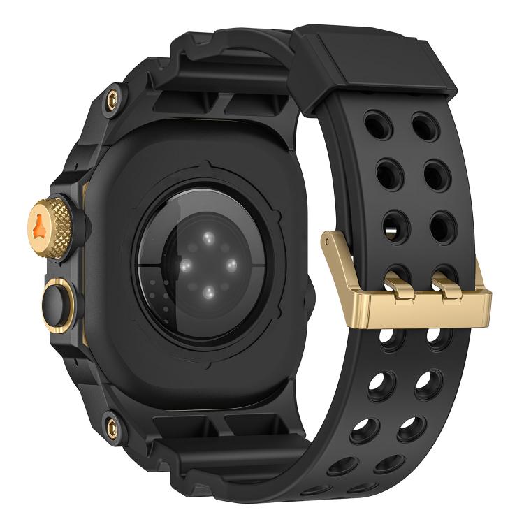 For Apple Watch Ultra 3 / Ultra 2 / Ultra 1 49mm Metal Protective Case One-Piece TPU Watch Band