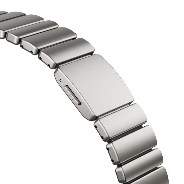 For Samsung Galaxy Watch Ultra 47mm / Ultra 2025 Magnetic Buckle Single-Bead Silicone Stainless Steel Watch Band