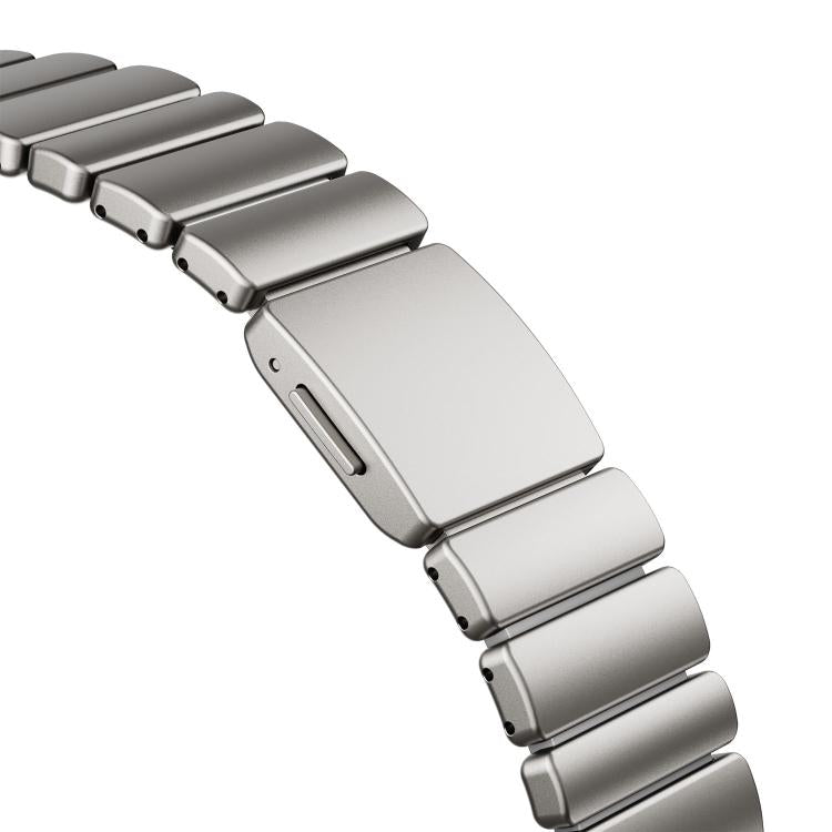 For Samsung Galaxy Watch Ultra 47mm / Ultra 2025 Magnetic Buckle Single-Bead Silicone Stainless Steel Watch Band