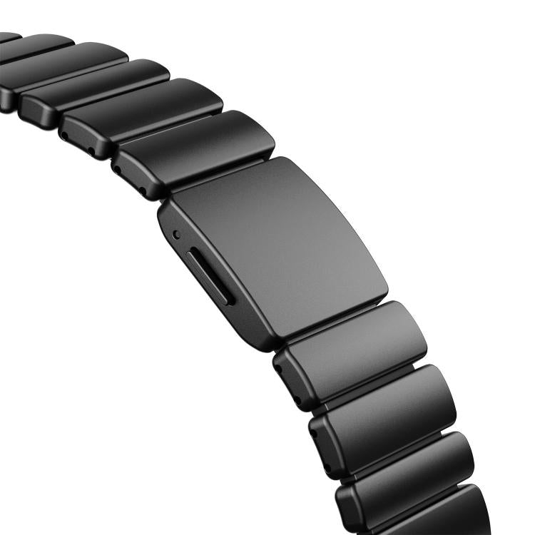 For Samsung Galaxy Watch Ultra 47mm / Ultra 2025 Magnetic Buckle Single-Bead Silicone Stainless Steel Watch Band