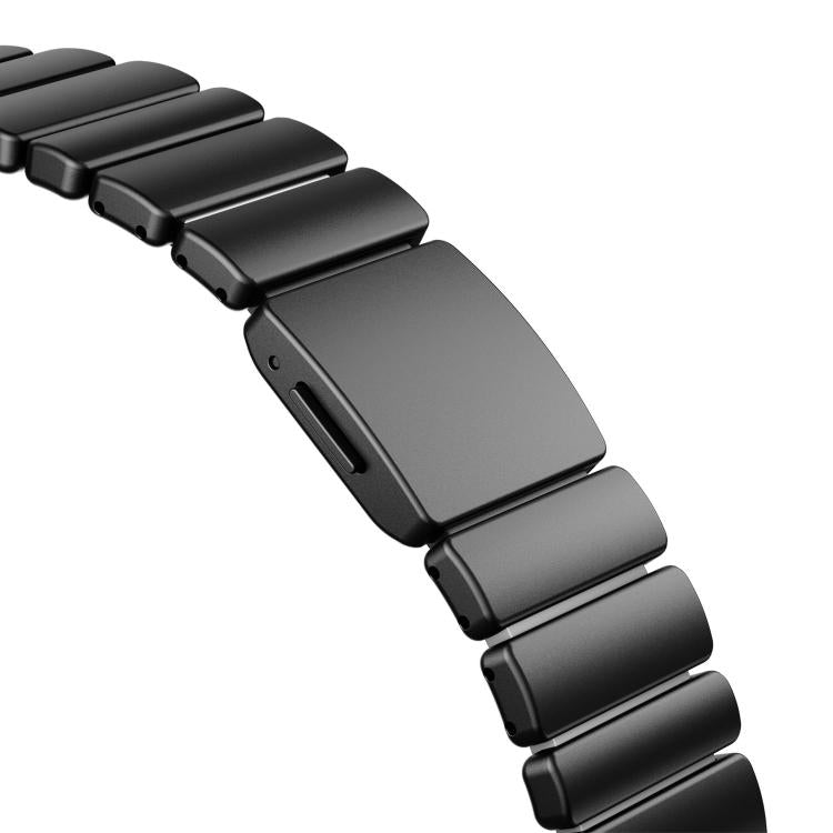 For Samsung Galaxy Watch Ultra 47mm / Ultra 2025 Magnetic Buckle Single-Bead Silicone Stainless Steel Watch Band