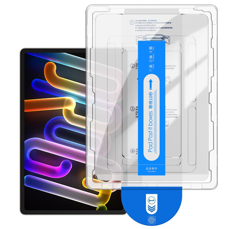 For Lenovo Xiaoxin Pad  Pro GT 11.1 Easy Install Box Dust-Free Curved Edge HD Tempered Glass Film