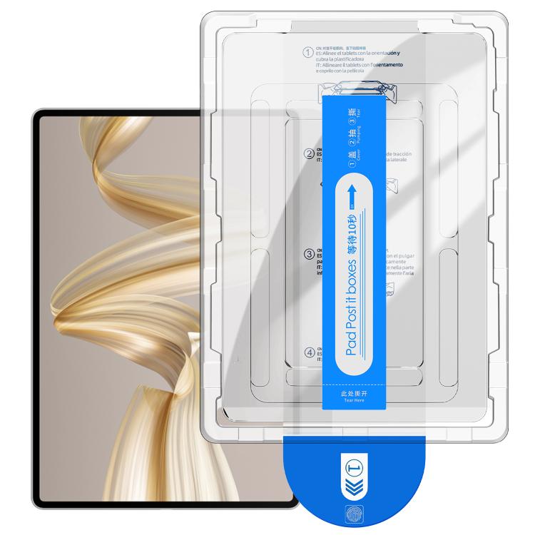 For Huawei MatePad Pro 12.2 Easy Install Box Dust-Free Curved Edge HD Tempered Glass Film