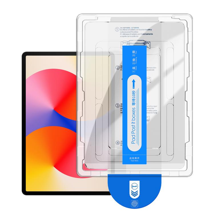 For Huawei MatePad SE 11 2024 Easy Install Box Dust-Free Curved Edge HD Tempered Glass Film