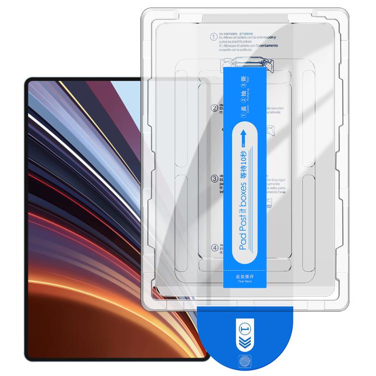 For Honor MagicPad 2 12.3 Easy Install Box Dust-Free Curved Edge HD Tempered Glass Film