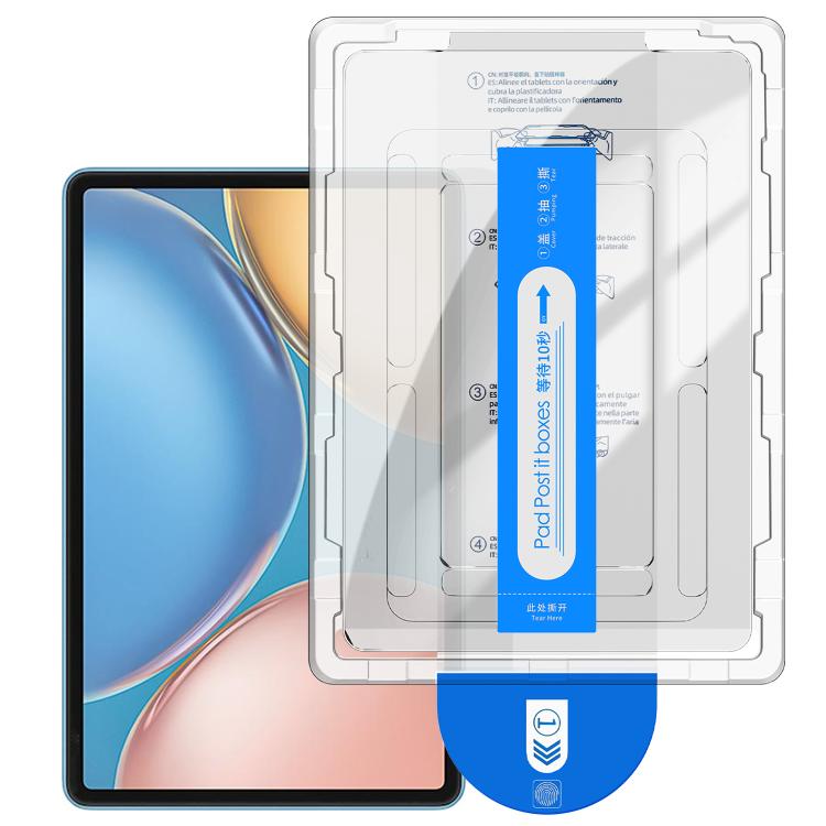For Honor Tablet V7 10.4 Easy Install Box Dust-Free Curved Edge HD Tempered Glass Film