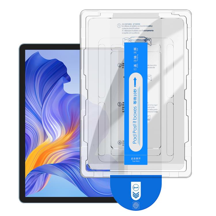 For Honor Pad 6 10.1 Easy Install Box Dust-Free Curved Edge HD Tempered Glass Film