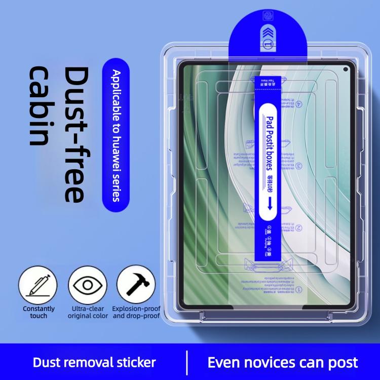 For Honor Pad GT2 Pro 12.5 Easy Install Box Dust-Free Curved Edge HD Tempered Glass Film