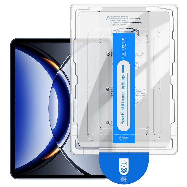 For OPPO Pad 3 Pro Easy Install Box Dust-Free Curved Edge HD Tempered Glass Film