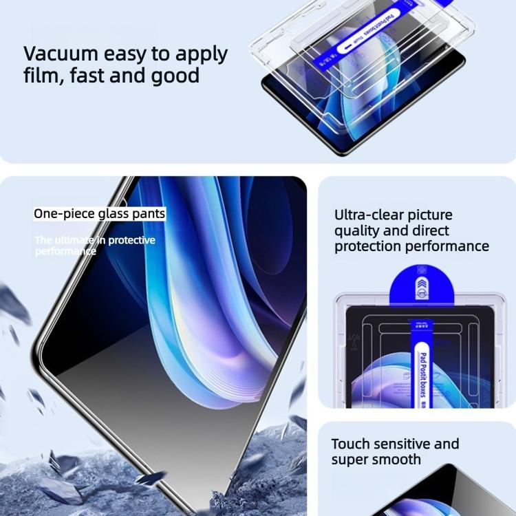 For OPPO Pad 3 Easy Install Box Dust-Free Curved Edge HD Tempered Glass Film