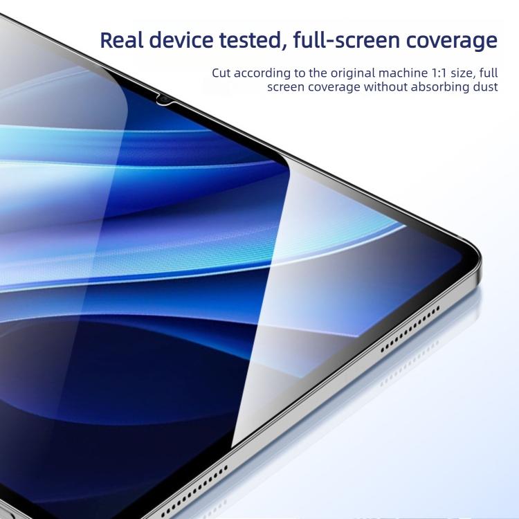 For OPPO Pad Air2 Easy Install Box Dust-Free Curved Edge HD Tempered Glass Film