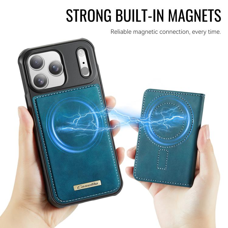 For iPhone 17 Pro Max CaseMe Me80 Series Detachable Wallet Magnetic RFID Vegan Leather Phone Case